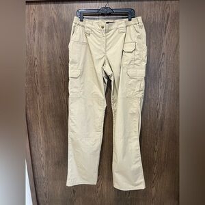 Women's 5.11 Tactical ABRM PRO PANT Size 14 Long Khaki Cargo Pants
